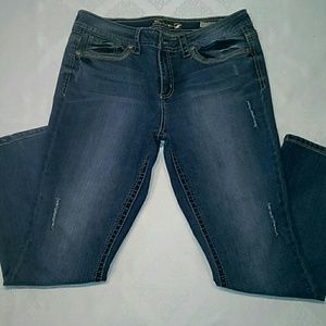 Slim straight jeans